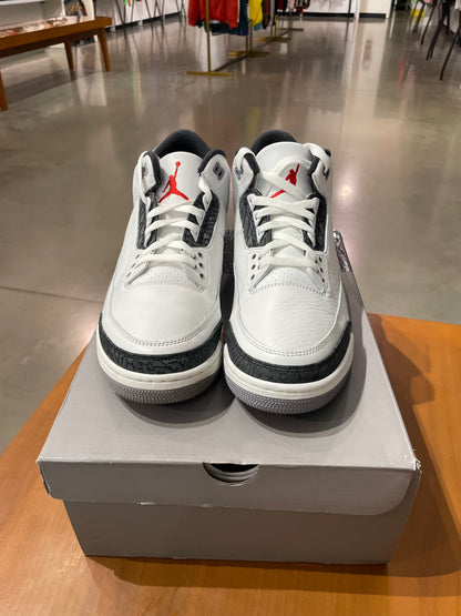Preowned Air Jordan 3 Cement Grey