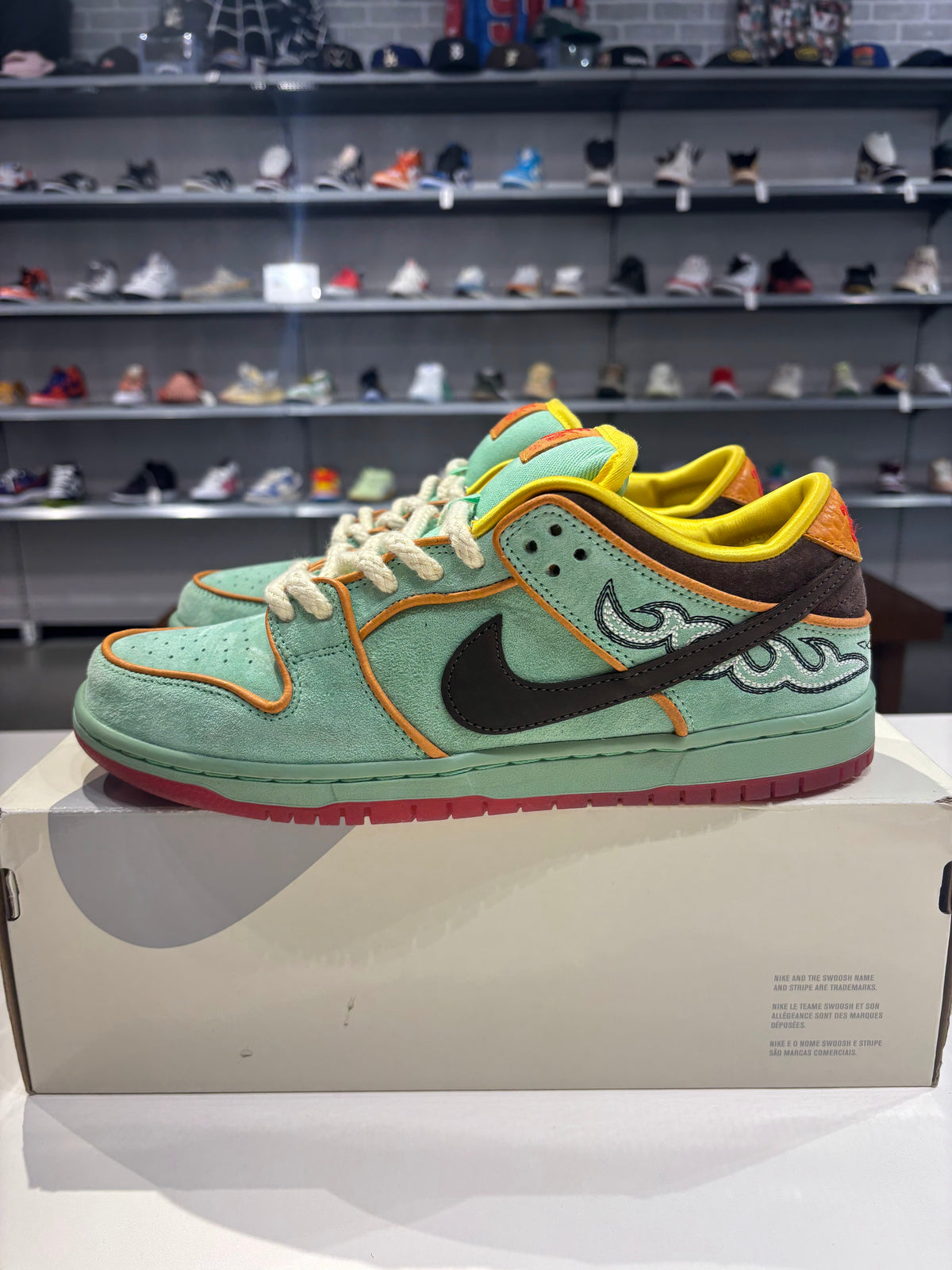 Preowned Nike SB Dunk Low Rodeo Tourmaline