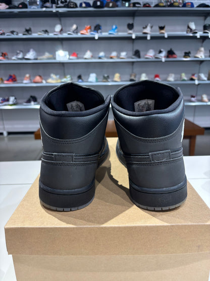 Preowned Air Jordan 1 Mid Black Metallic Reimagined