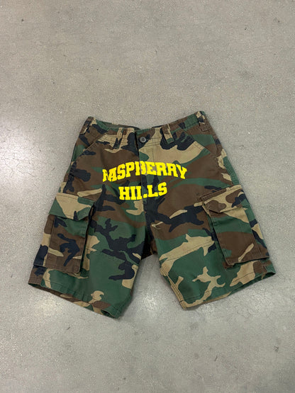 Raspberry Hills Camo Shorts