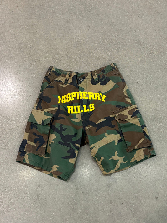 Raspberry Hills Camo Shorts