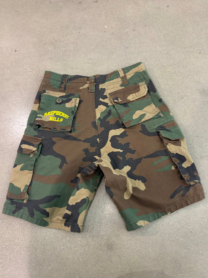 Raspberry Hills Camo Shorts