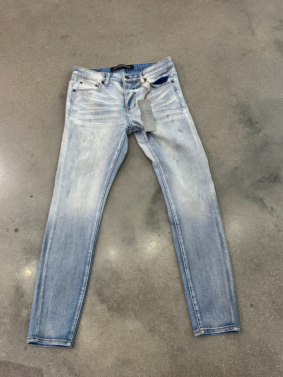 Valabasas Jeans Washed Blue Skinny
