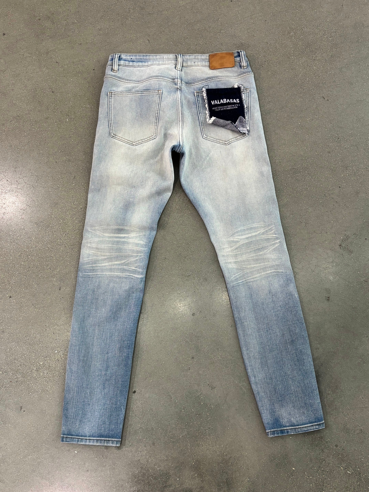 Valabasas Jeans Washed Blue Skinny