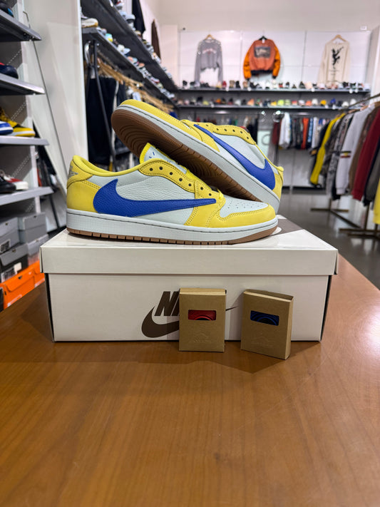BRAND NEW Air Jordan 1 Low Travis Scott Canary SIZE 11W 9.5MENS