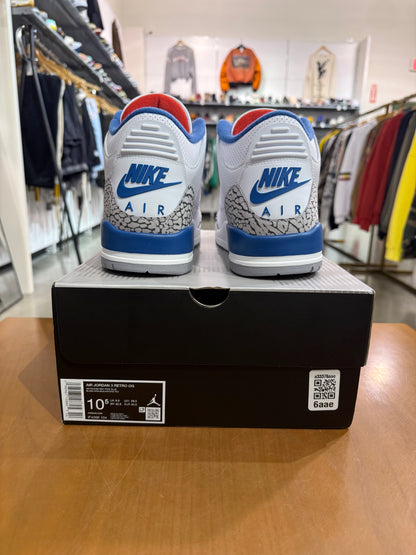 BRANDNEW Air Jordan 3 True Blue SIZE 10.5