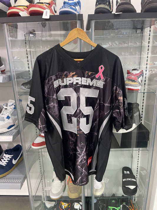 Supreme Breast Cancer Awareness Football Jersey Black