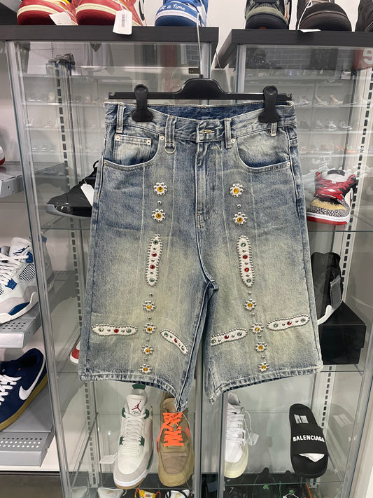 Preowned Bravest Studio Blue Sapphire Jorts