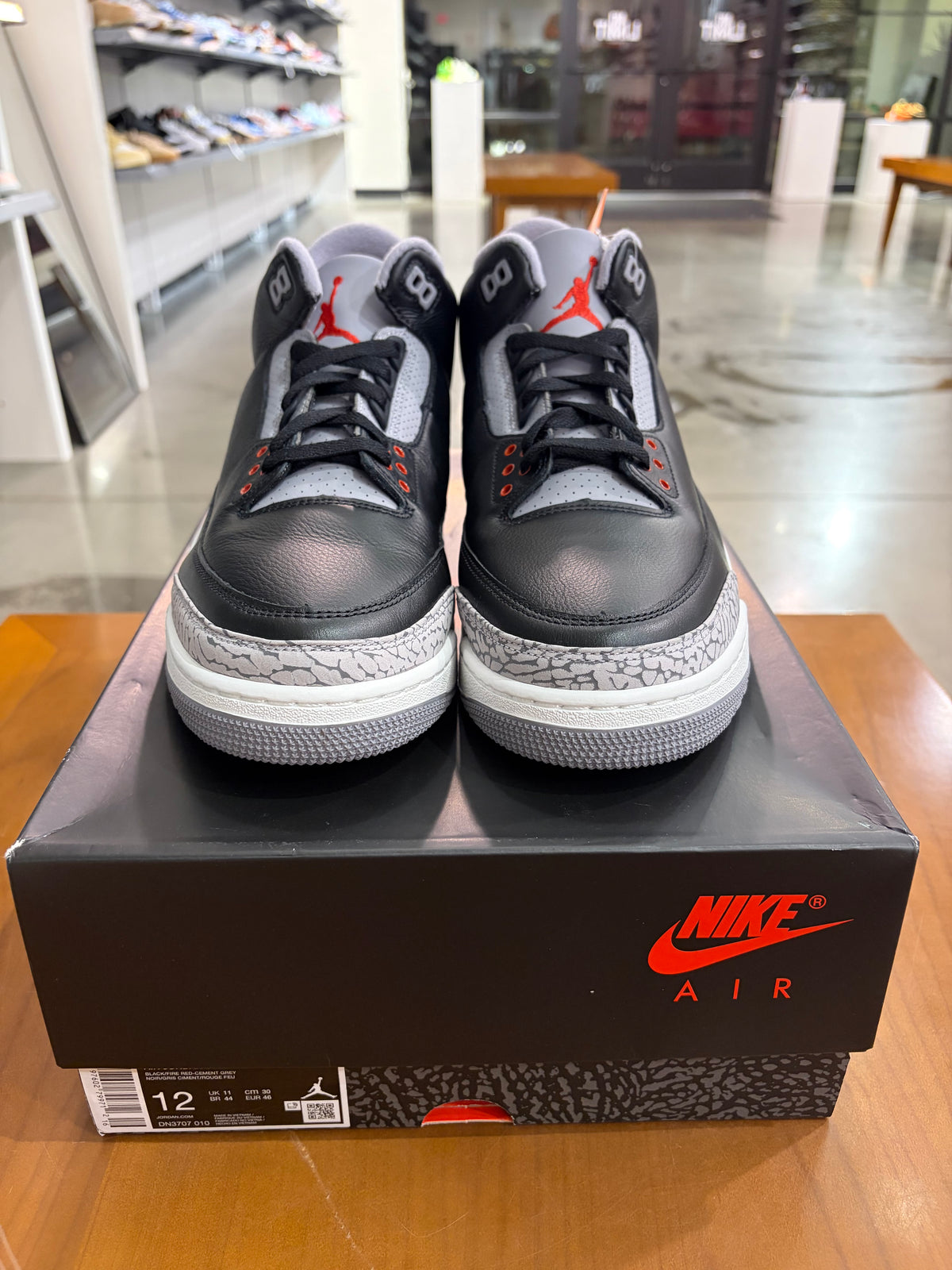 BRAND NEW Air Jordan 3 Black Cement(2024) SIZE 12