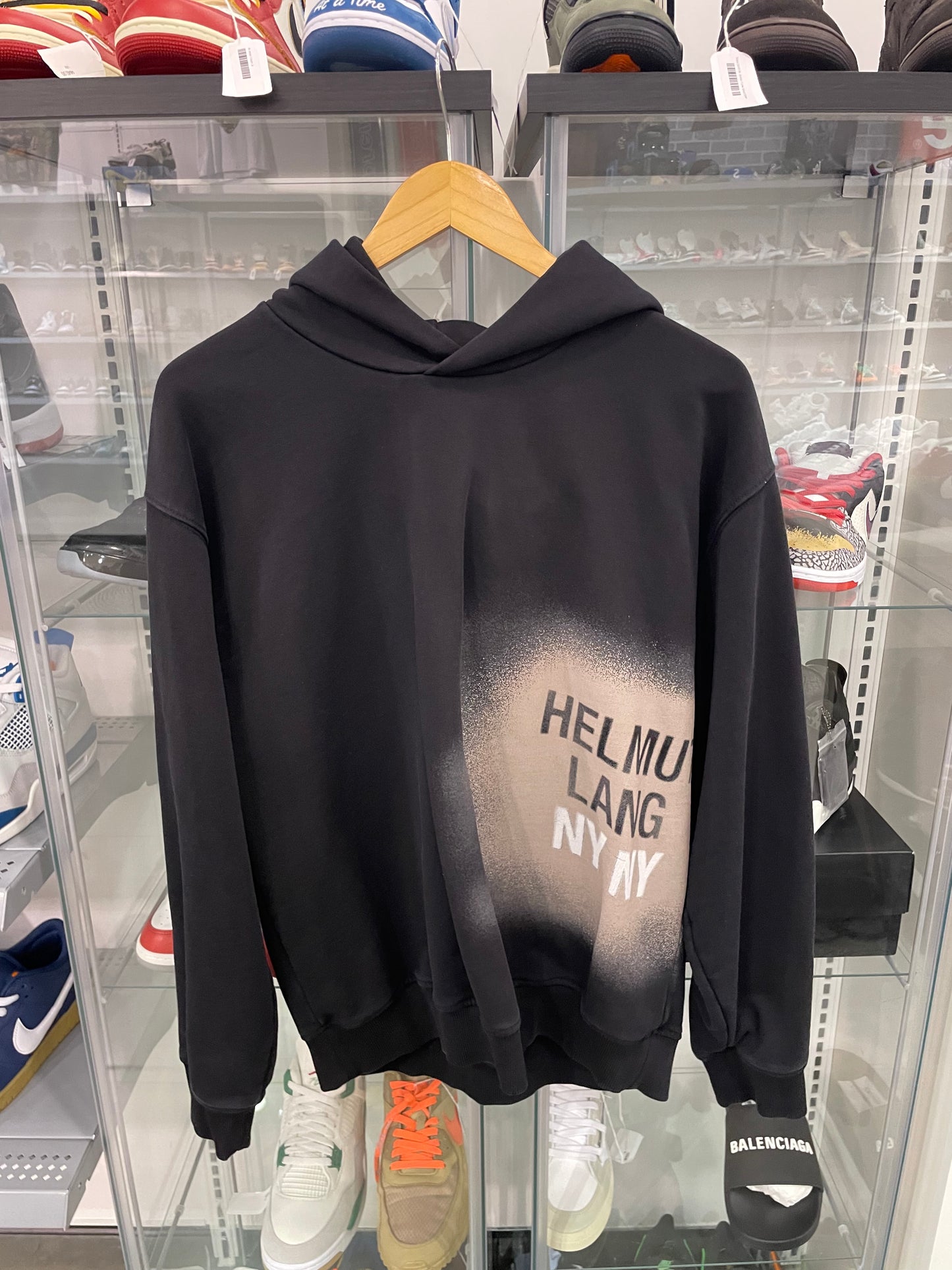 Preowned Helmet Lang Hoodie Black