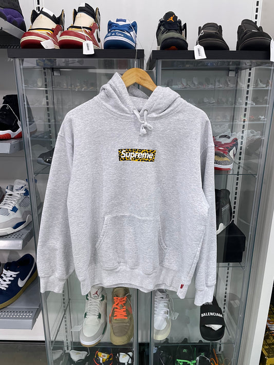 Preowned Supreme Shanghai Box Logo Heather Grey