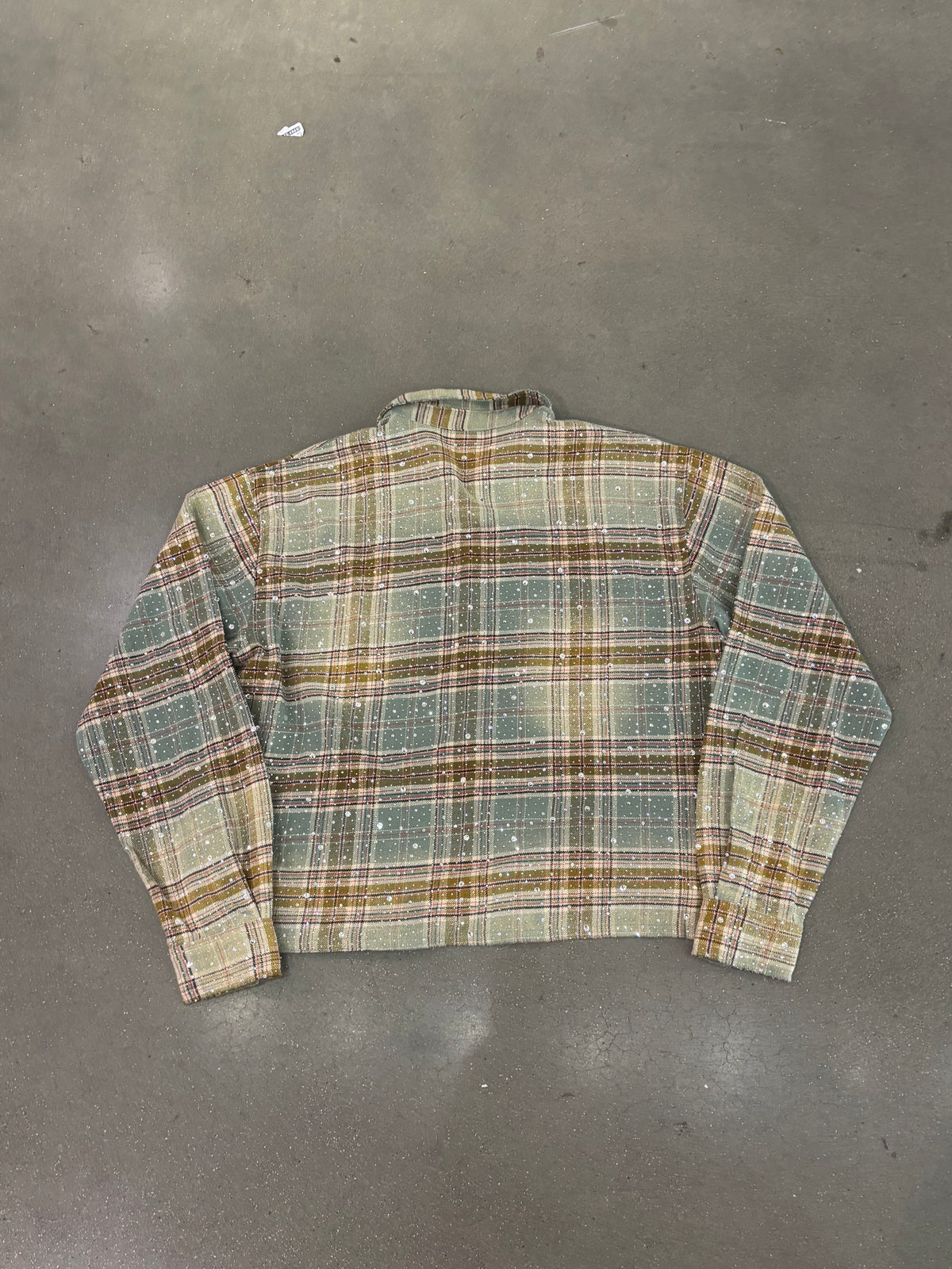Preowned Vale Forever Mystikal Gem Flannel Green