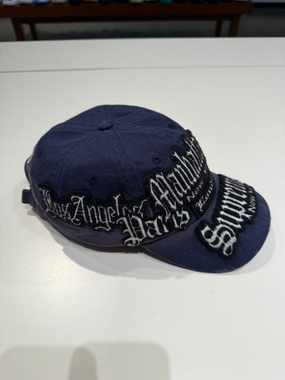 PREOWNED Supreme City Patches 6-Panel Navy