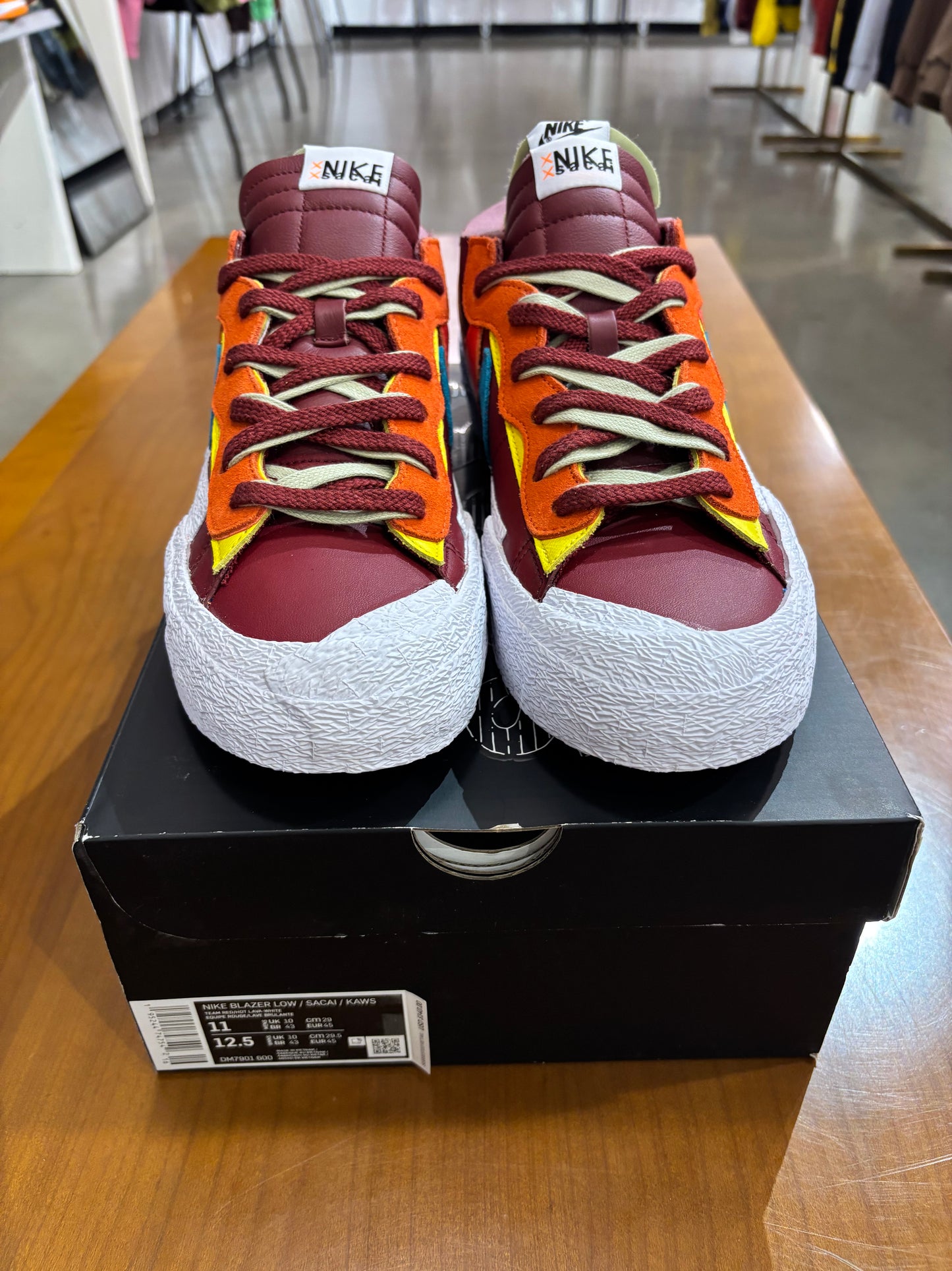 Nike Blazer Low Sacai Kaws Red