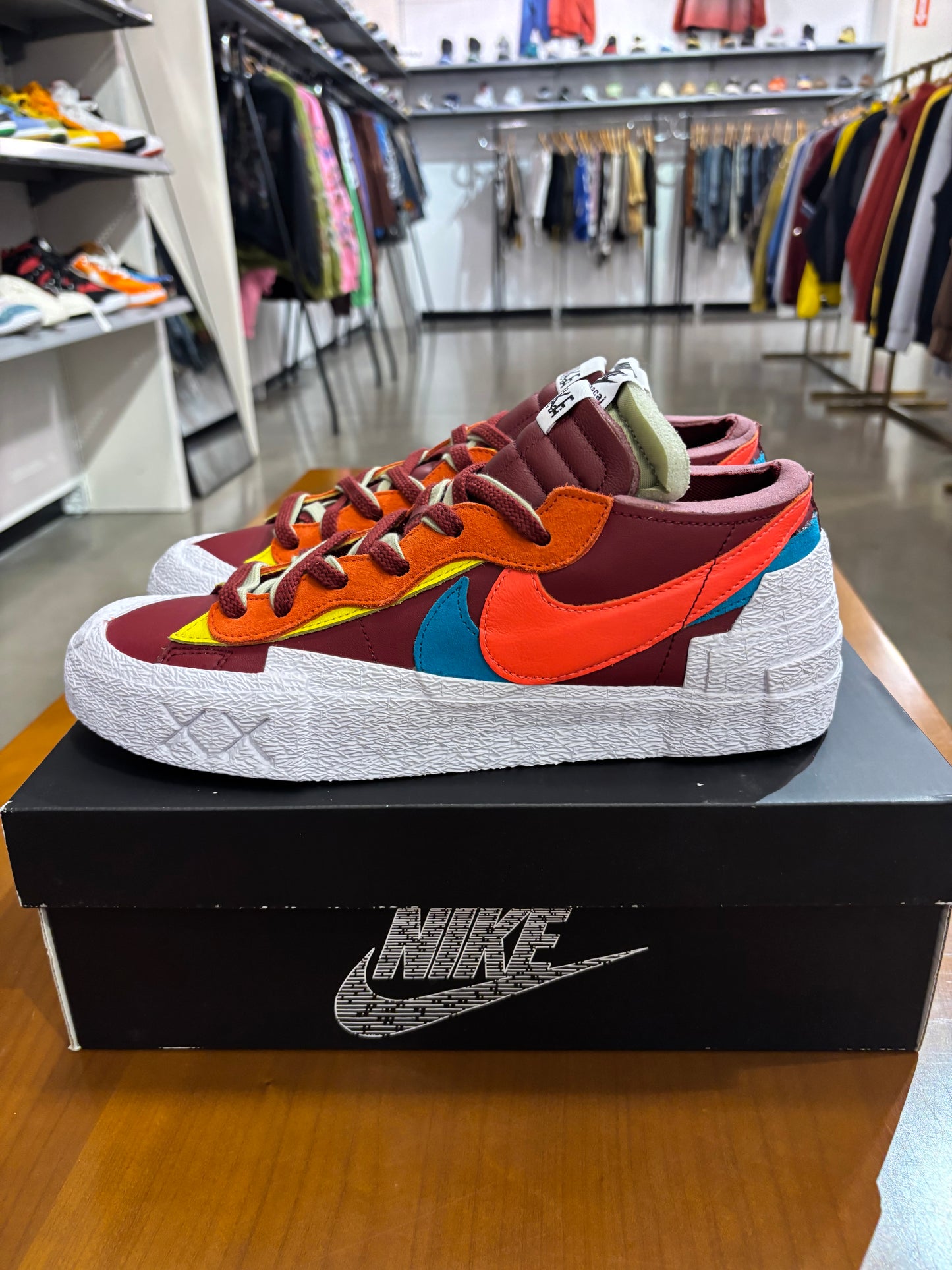 Nike Blazer Low Sacai Kaws Red