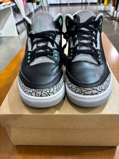 Preowned Air Jordan 3 Green Glow
