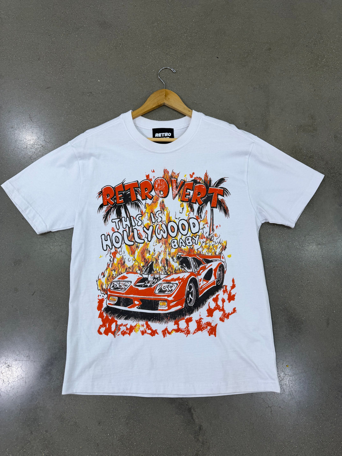 Preowned Retrovert Hollywood Tee Red