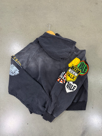 Preowned Vale Army Zip Up Black