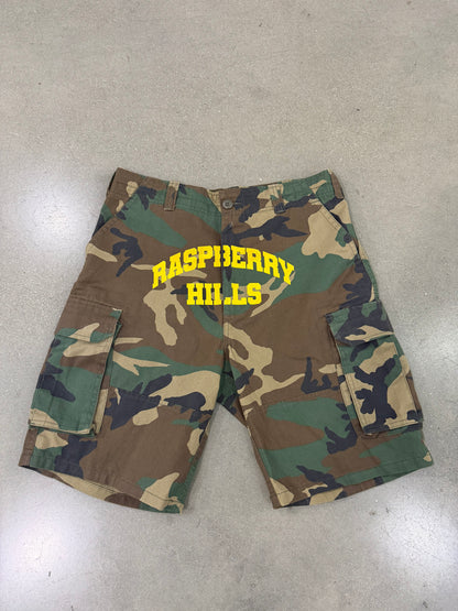 Preowned Raspberry Hills Camo Shorts
