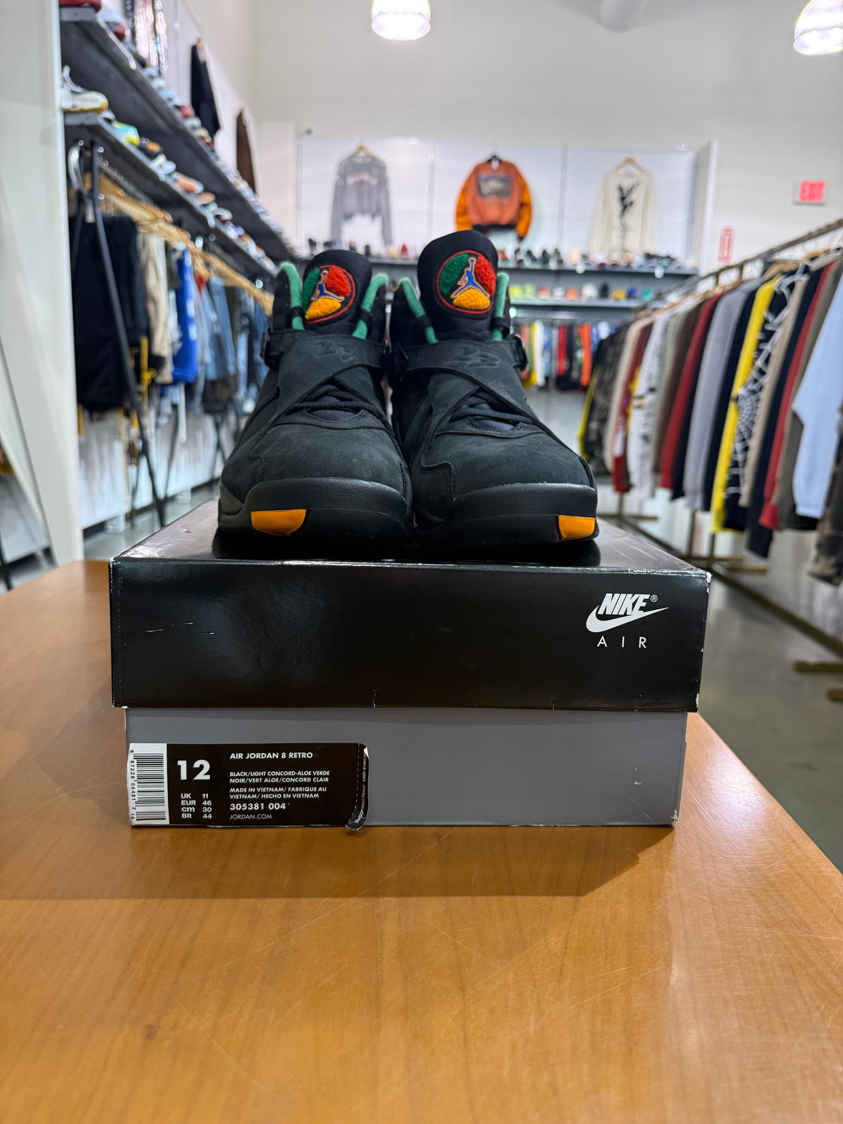 Preowned Air Jordan 8 Tinker Air Raid