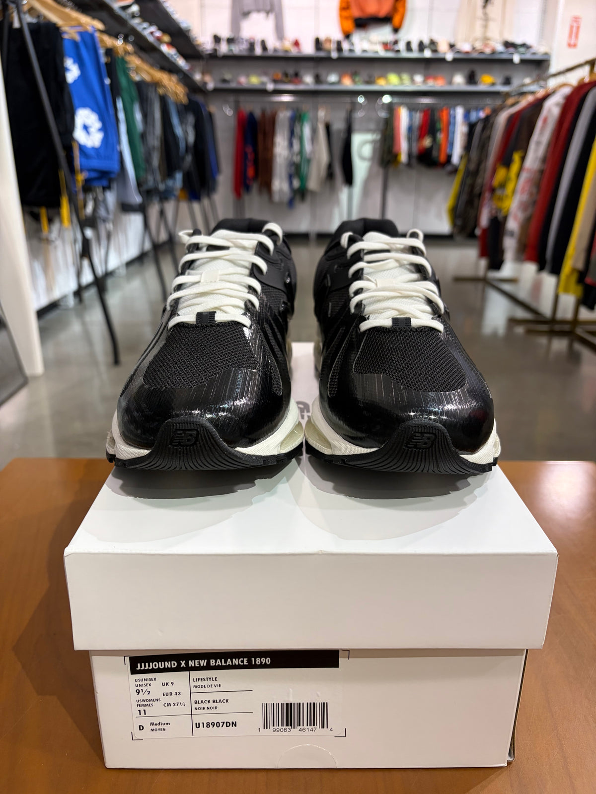 Preowned New Balance 1890 JJJJound Black White