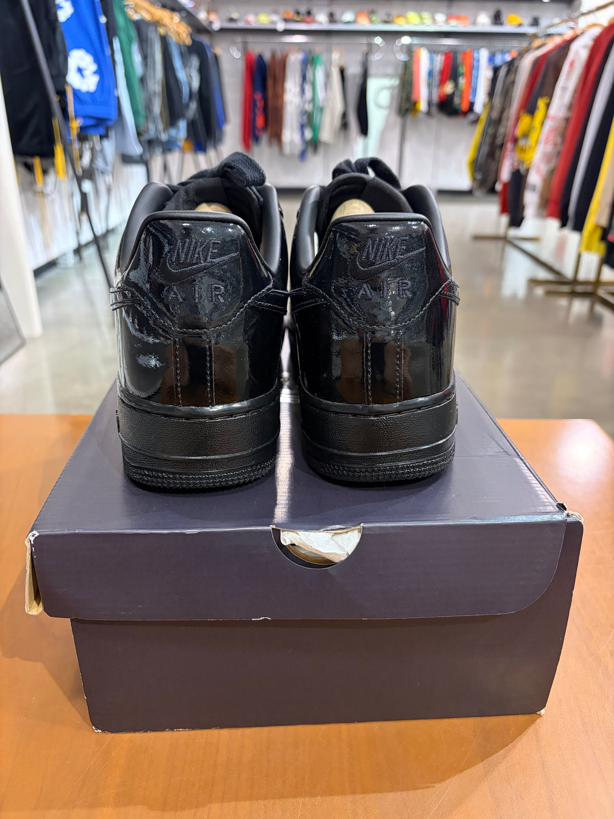 PO Nike Air Force 1 Low Premium Black Patent