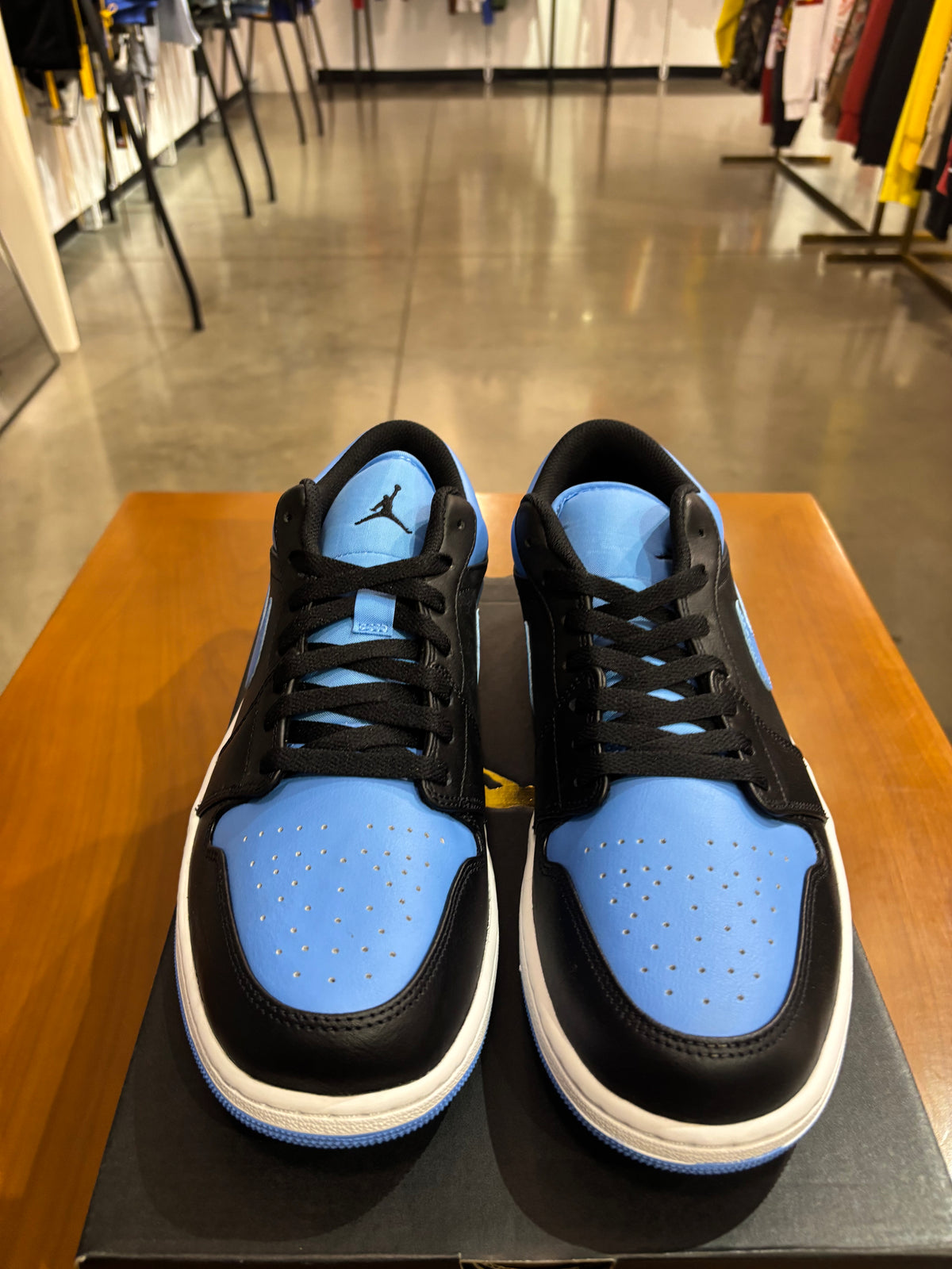 Air Jordan 1 Low Black University Blue