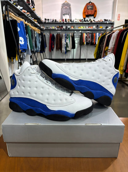 Air Jordan 13 White Hyper Royal Black (Slight Bleeding)