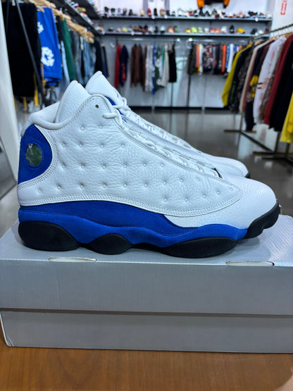 Air Jordan 13 White Hyper Royal Black (Slight Bleeding)