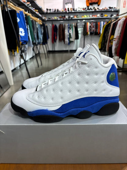 Air Jordan 13 White Hyper Royal Black (Slight Bleeding)