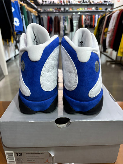 Air Jordan 13 White Hyper Royal Black (Slight Bleeding)