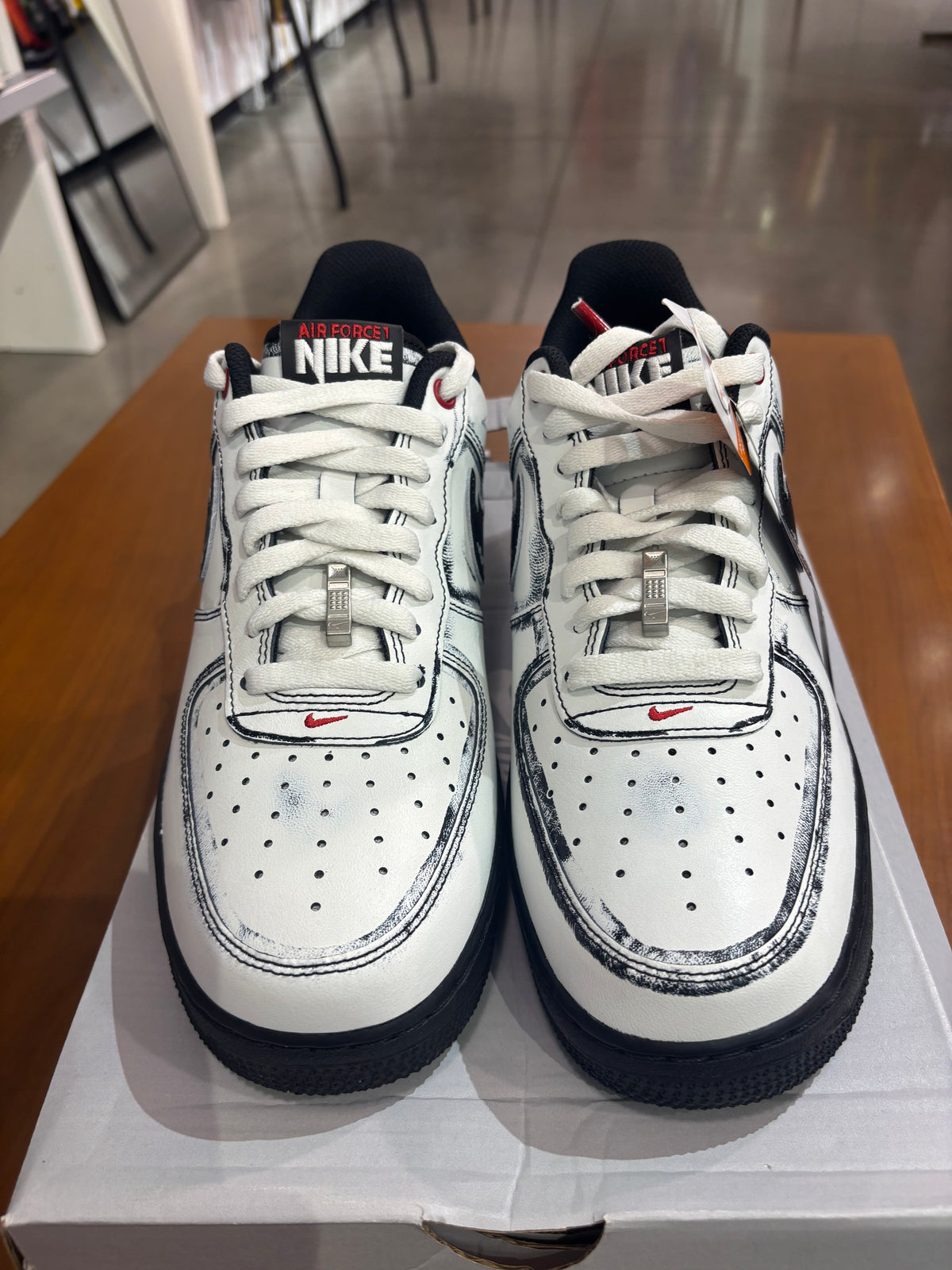 Nike Air Force 1 Scream Ghostface White