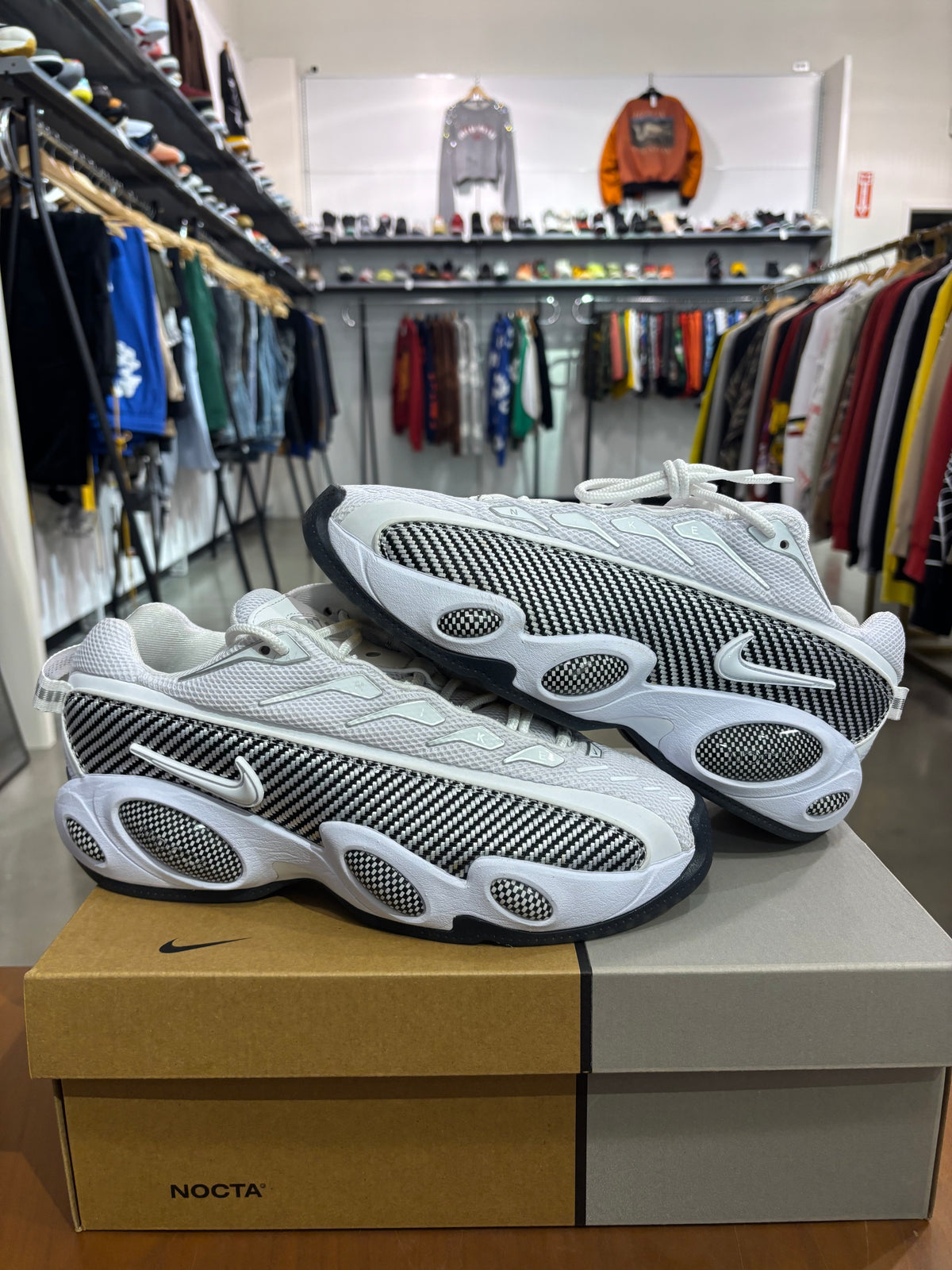 Preowned Nike Nocta Glide Drake White Black