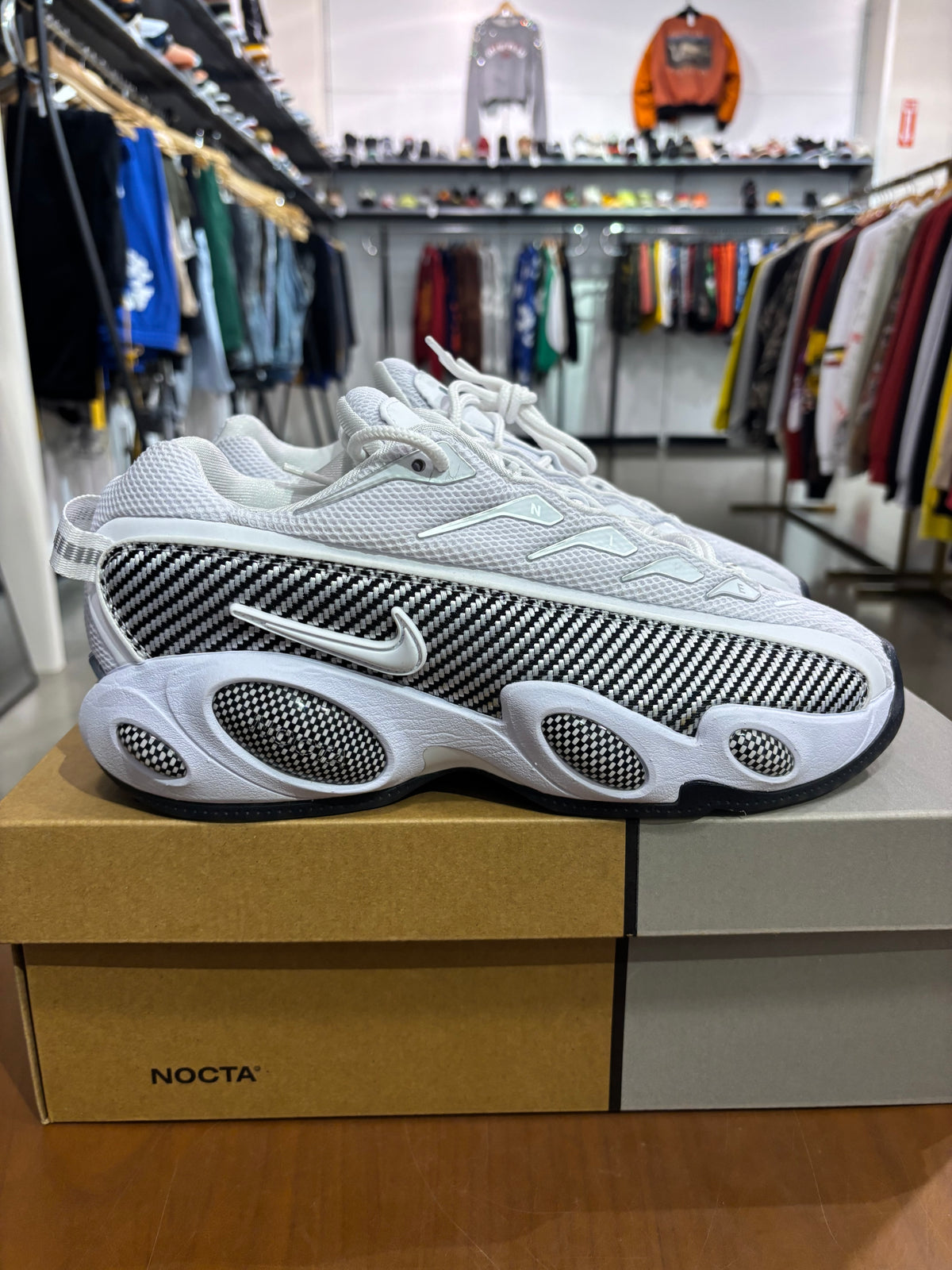 Preowned Nike Nocta Glide Drake White Black