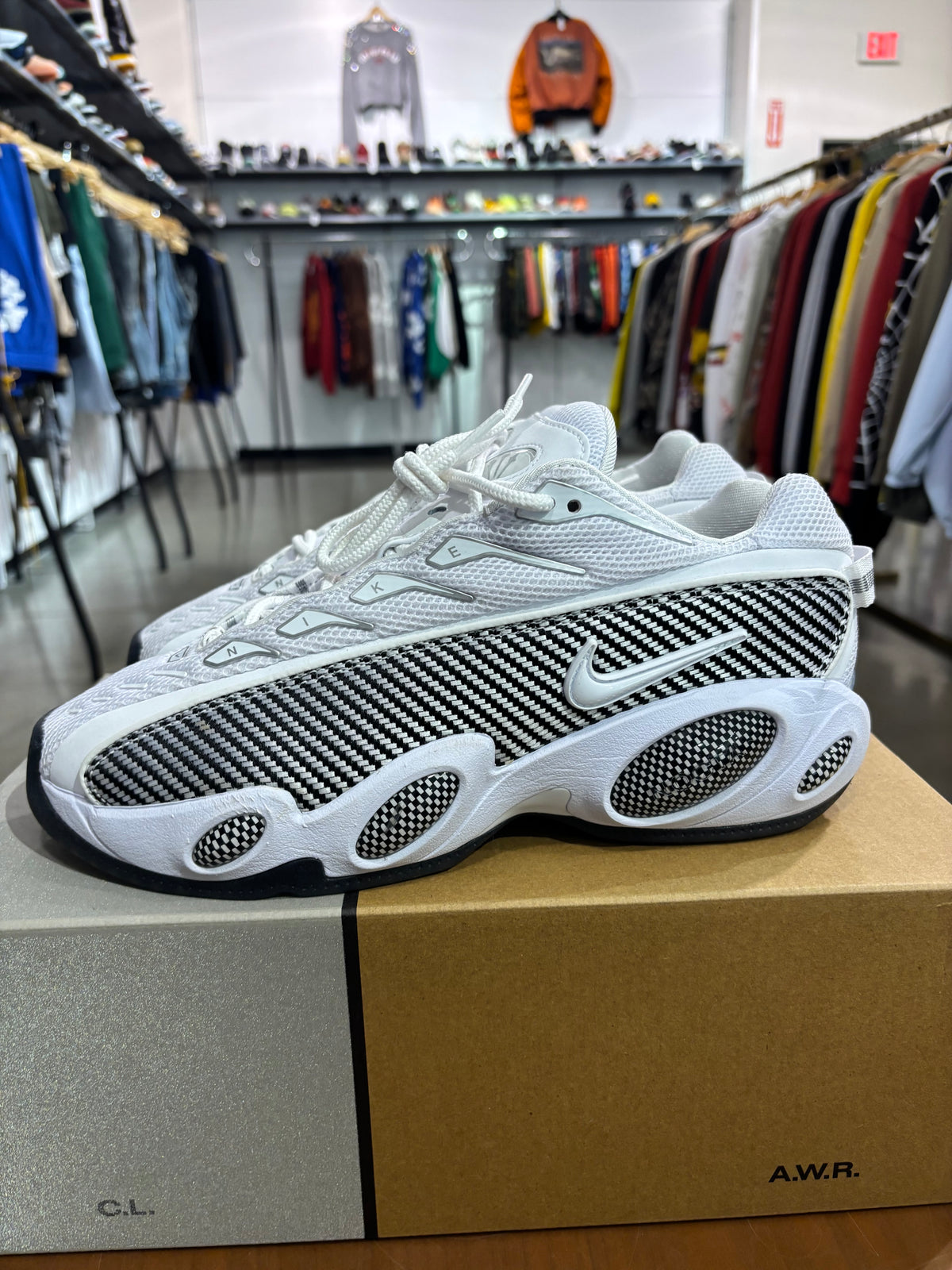 Preowned Nike Nocta Glide Drake White Black