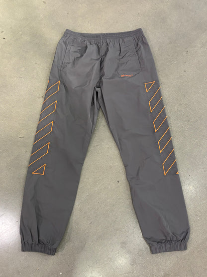 Off-White Diag Outline Trackpant Grey Orange