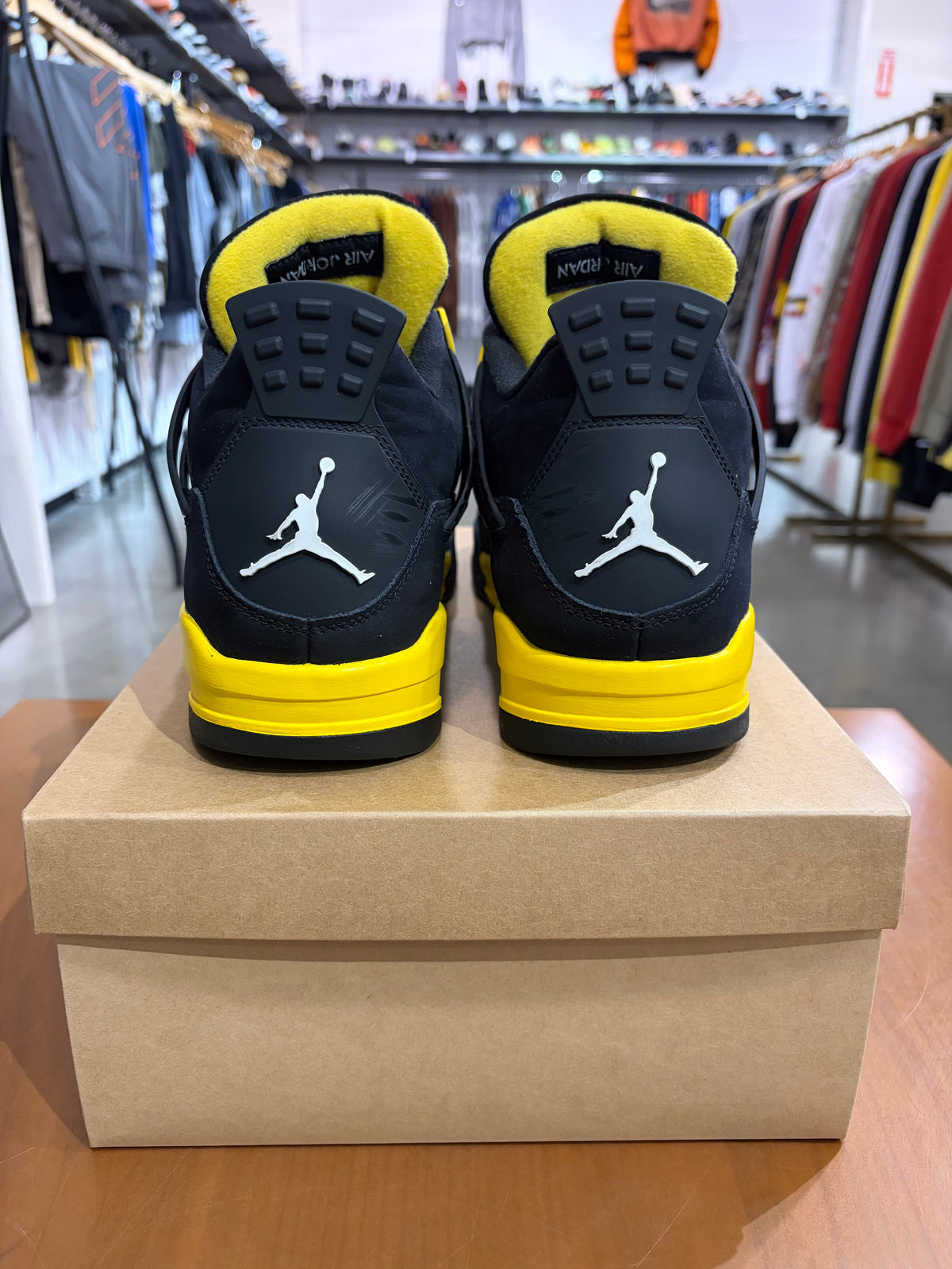 PO Air Jordan 4 Yellow Thunder