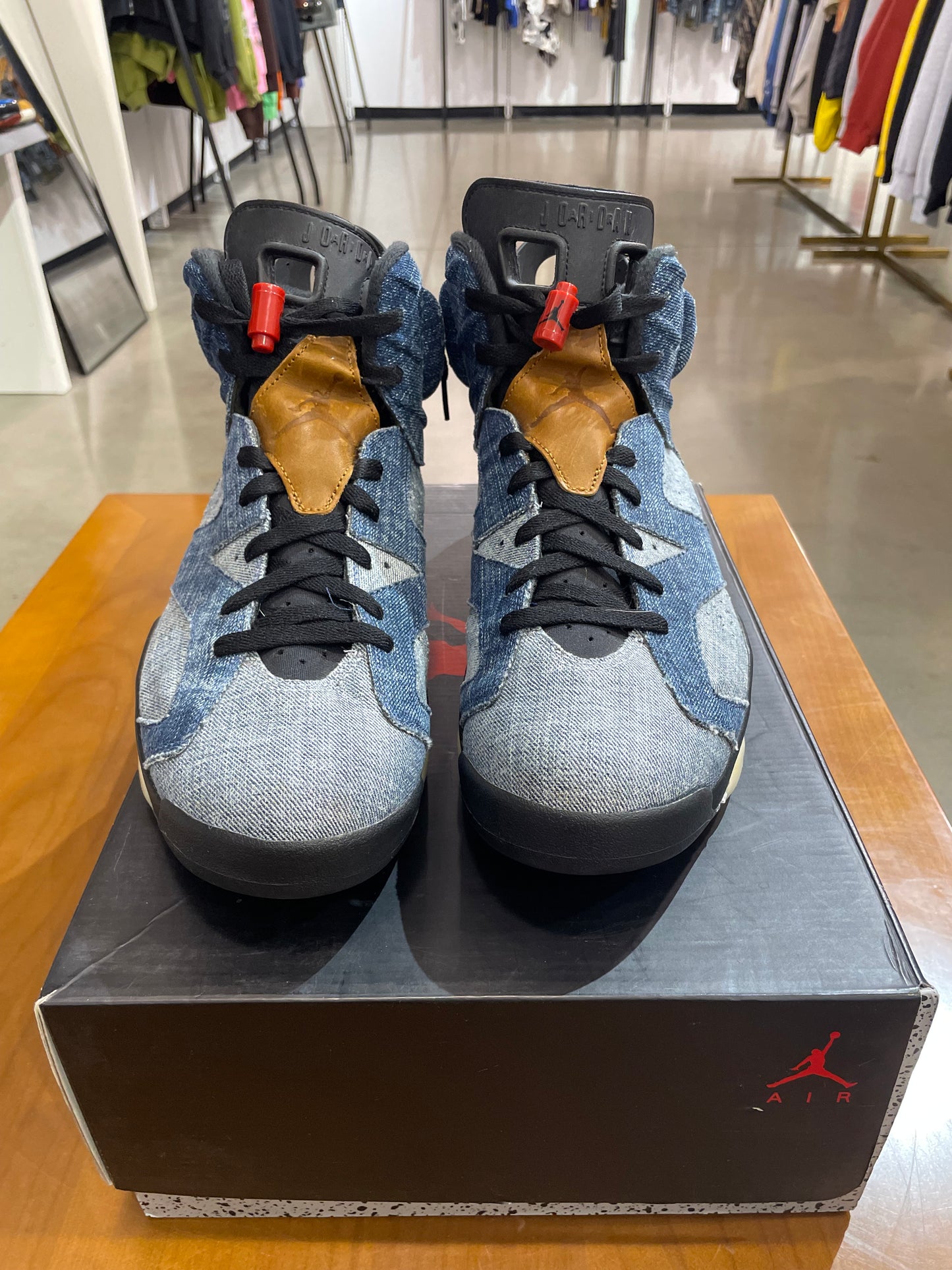 Preowned Air Jordan 6 Washed Denim
