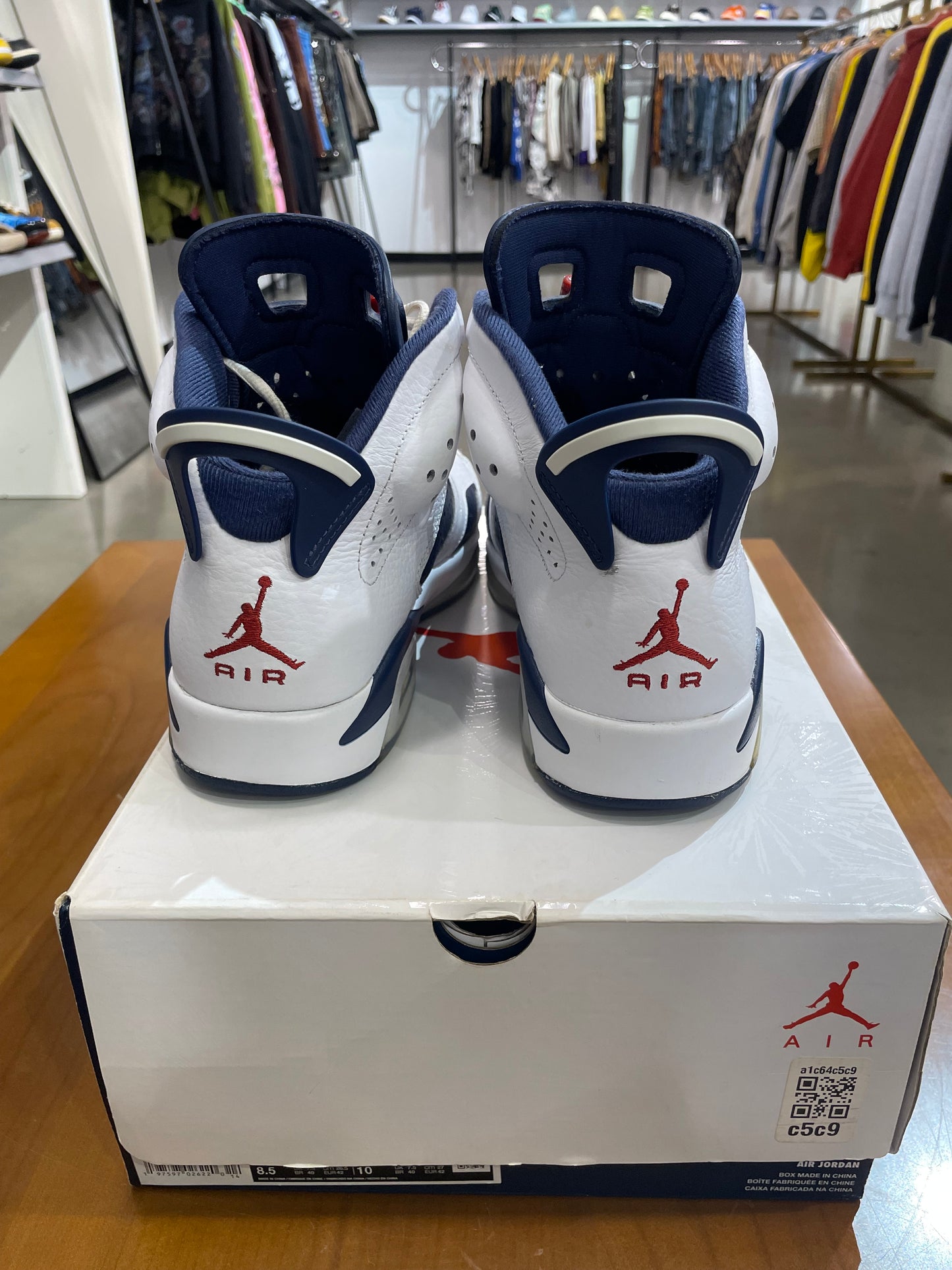 Preowned Air Jordan 6 Olympic