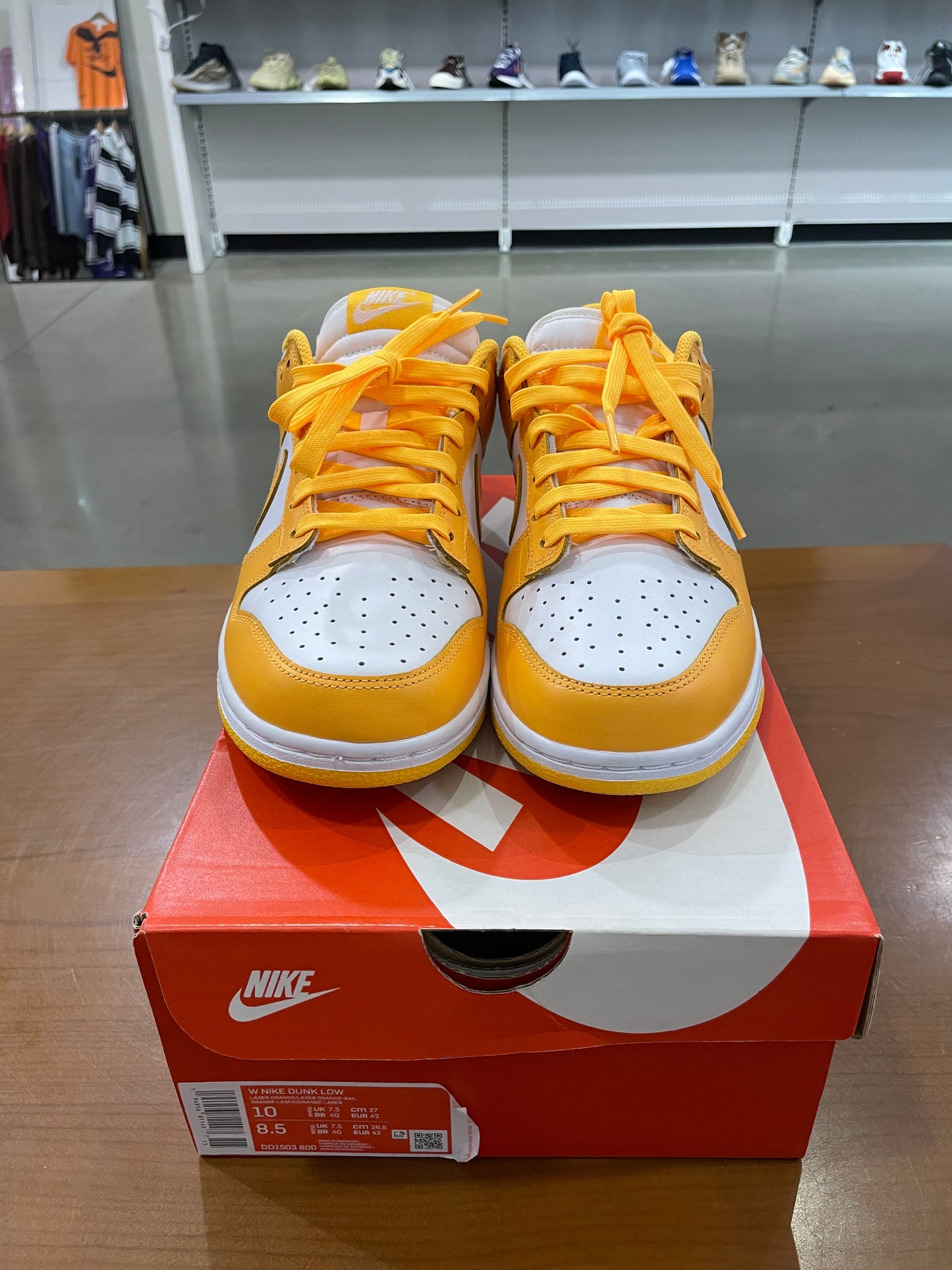 Preowned Nike Dunk Low Laser Orange