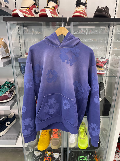 Denim Tears Mono Cotton Wreath Hoodie Washed Blue