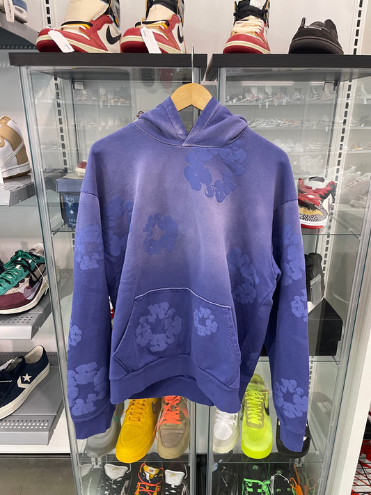 Denim Tears Mono Cotton Wreath Hoodie Washed Blue