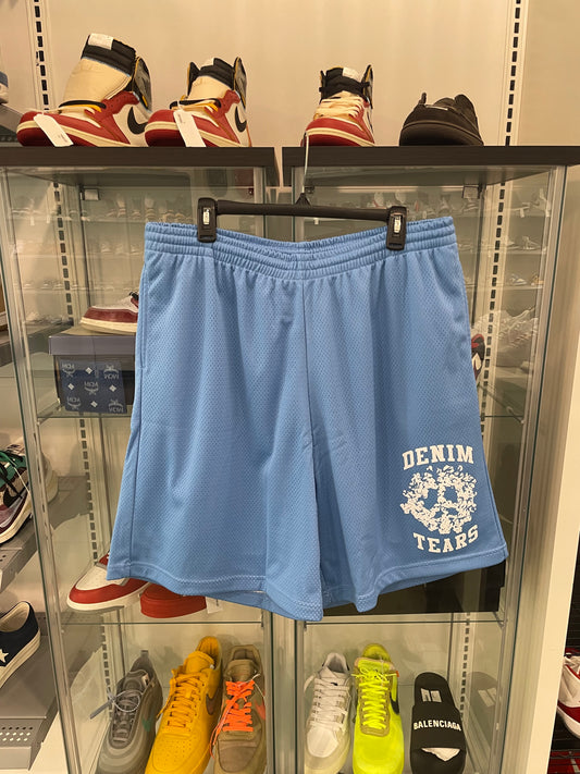 Denim Tears University Mesh Shorts Light Blue