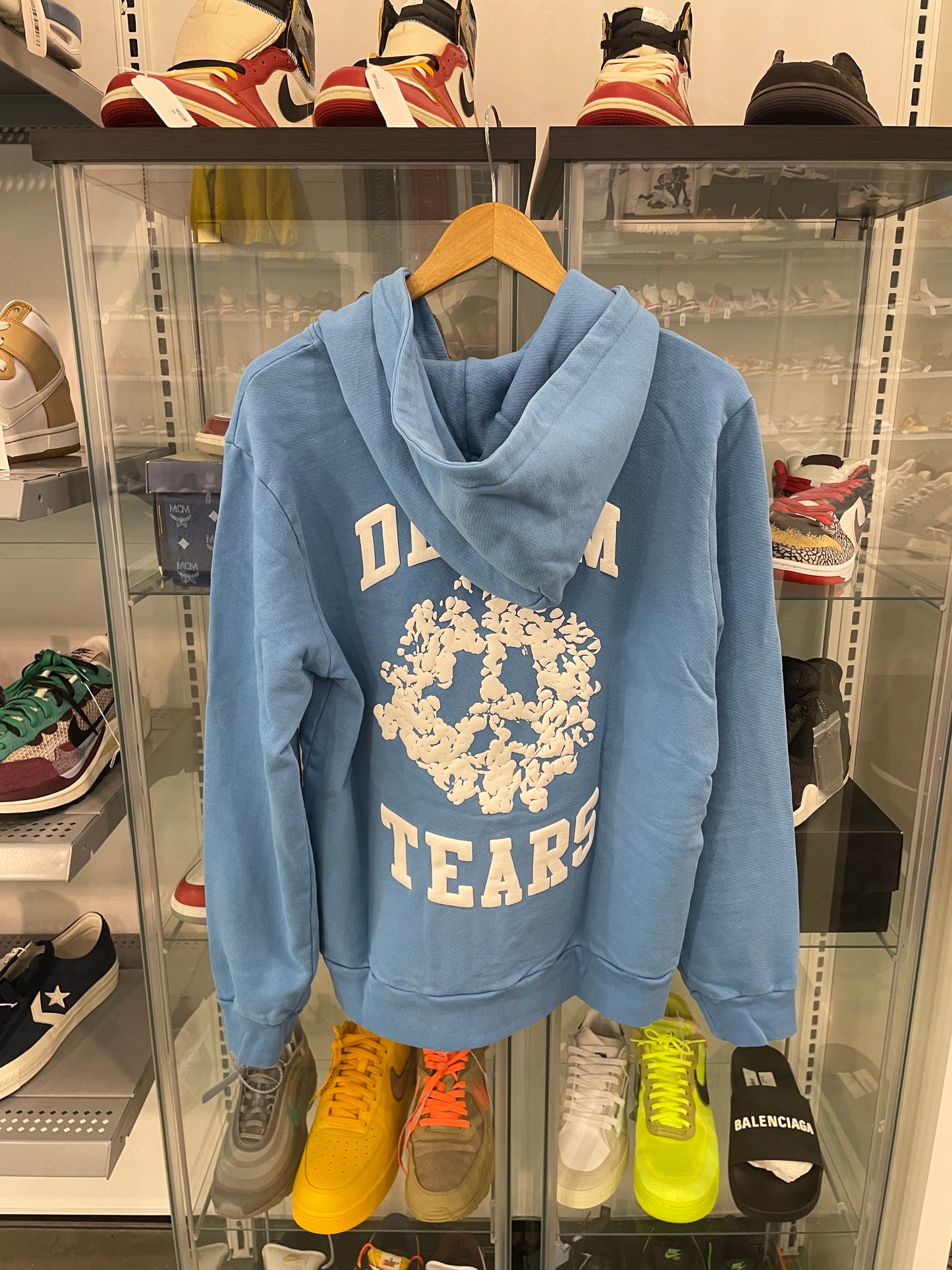 Denim Tears University Zip Hoodie Light Blue