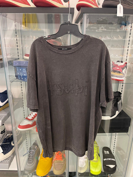 Preowned Ksubi Tee Washed Black