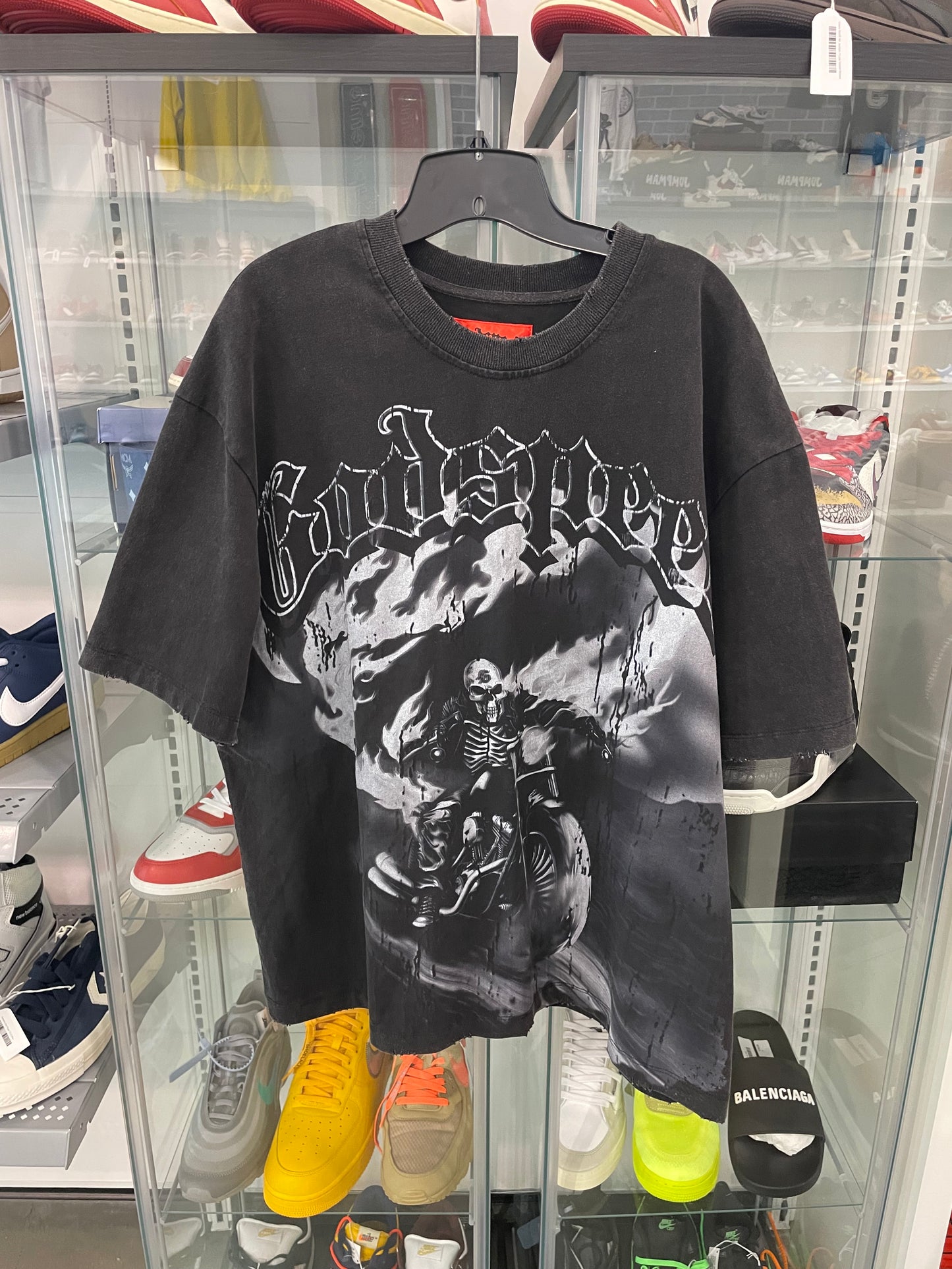 Godspeed Tee Black Grey