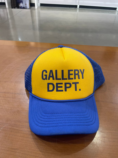 Preowned Gallery Dept Trucker Hat Blue Yellow