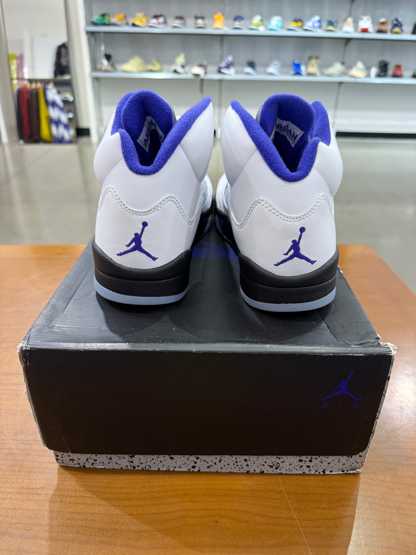 Preowned Air Jordan 5 Dark Concord