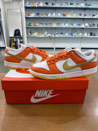 Preowned Nike Dunk Low University Gold