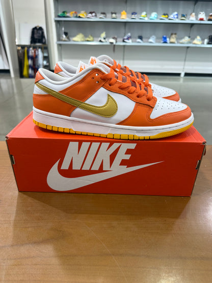 Preowned Nike Dunk Low University Gold